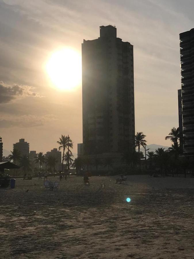Lindo Apartamento Guilhermina - Edificio Frente Para O Mar Praia Grande  Zewnętrze zdjęcie