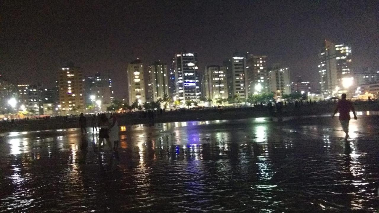 Lindo Apartamento Guilhermina - Edificio Frente Para O Mar Praia Grande  Zewnętrze zdjęcie